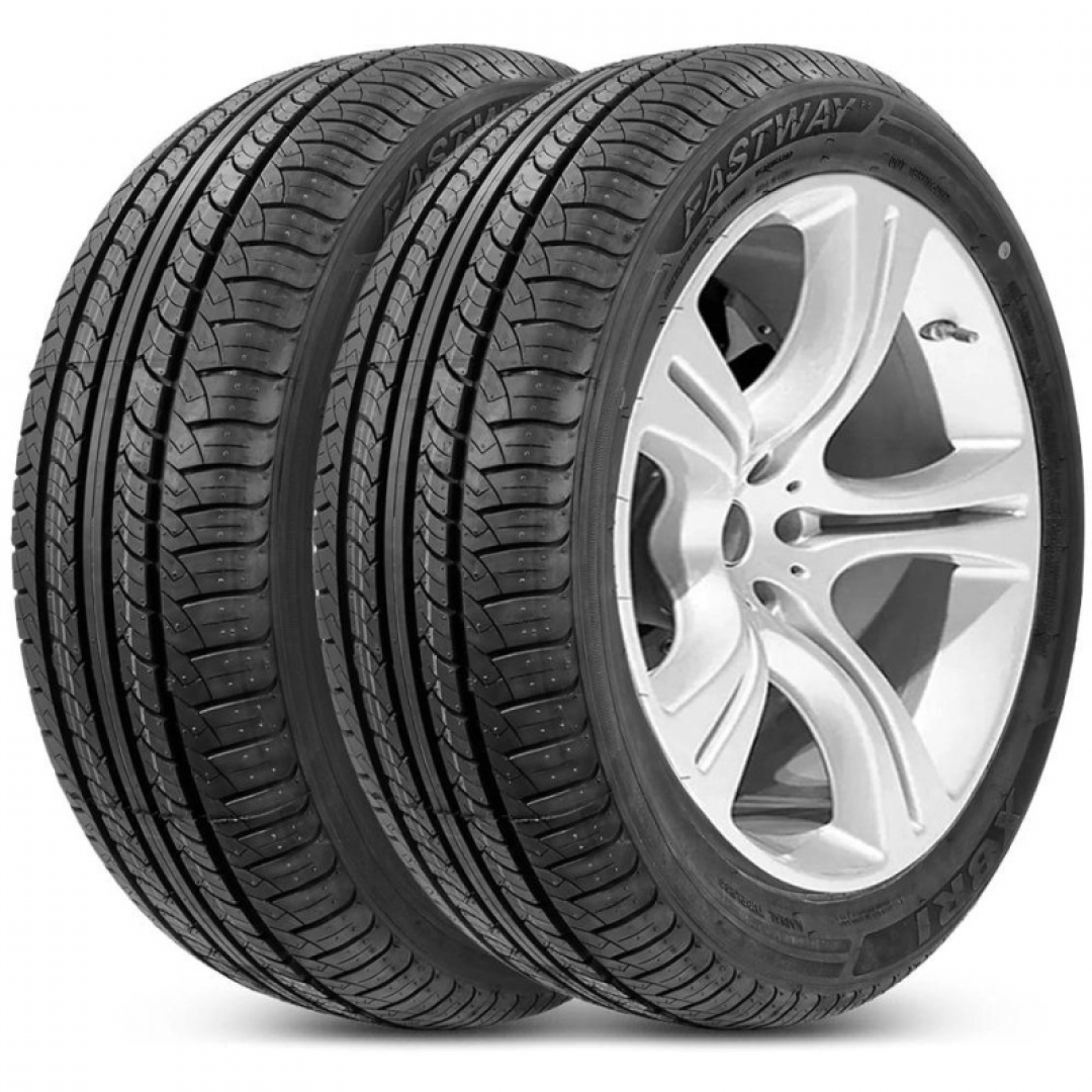 Kit 2 Pneu Aro 16 195/55R16 Xbri 87V tl Fastway P5