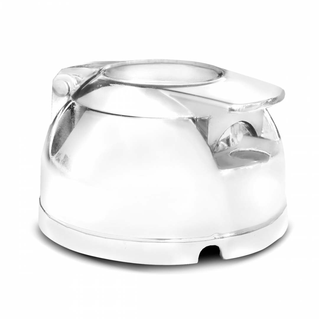 Tomada para Engate 7 Polos Fêmea Alumínio Cromado Parte Carro