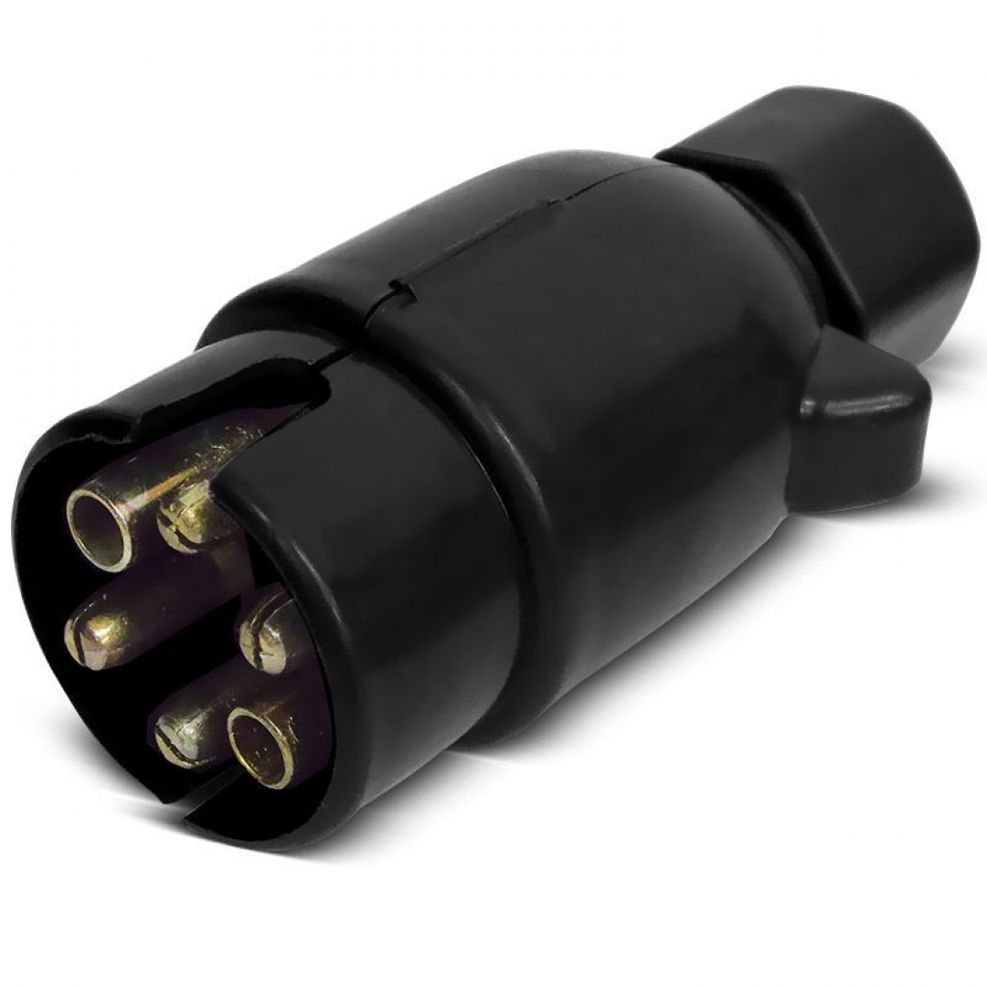 Tomada Engate Reboque Parte Carreta 6 Pólos Macho Universal