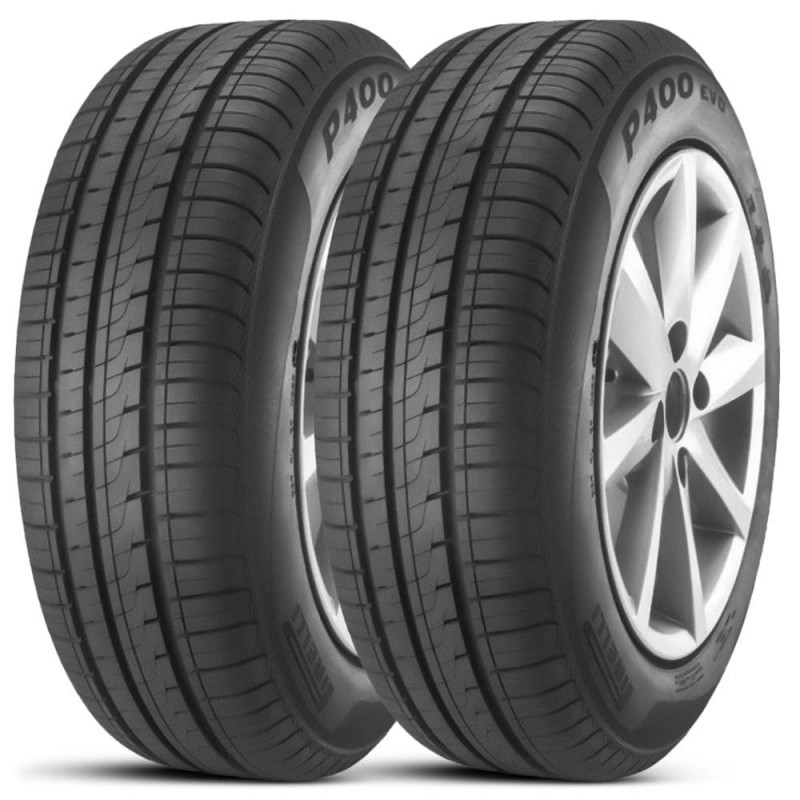 Kit 2 Pneu Aro 14 175/65R14 Pirelli 82H tl P400 Evo